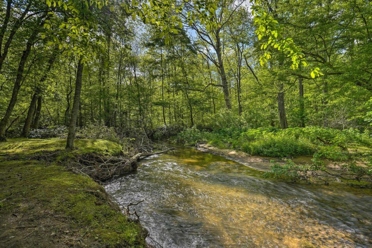 Cozy Tellico Plains Cabin With Large Mountain Creek! 외부 사진