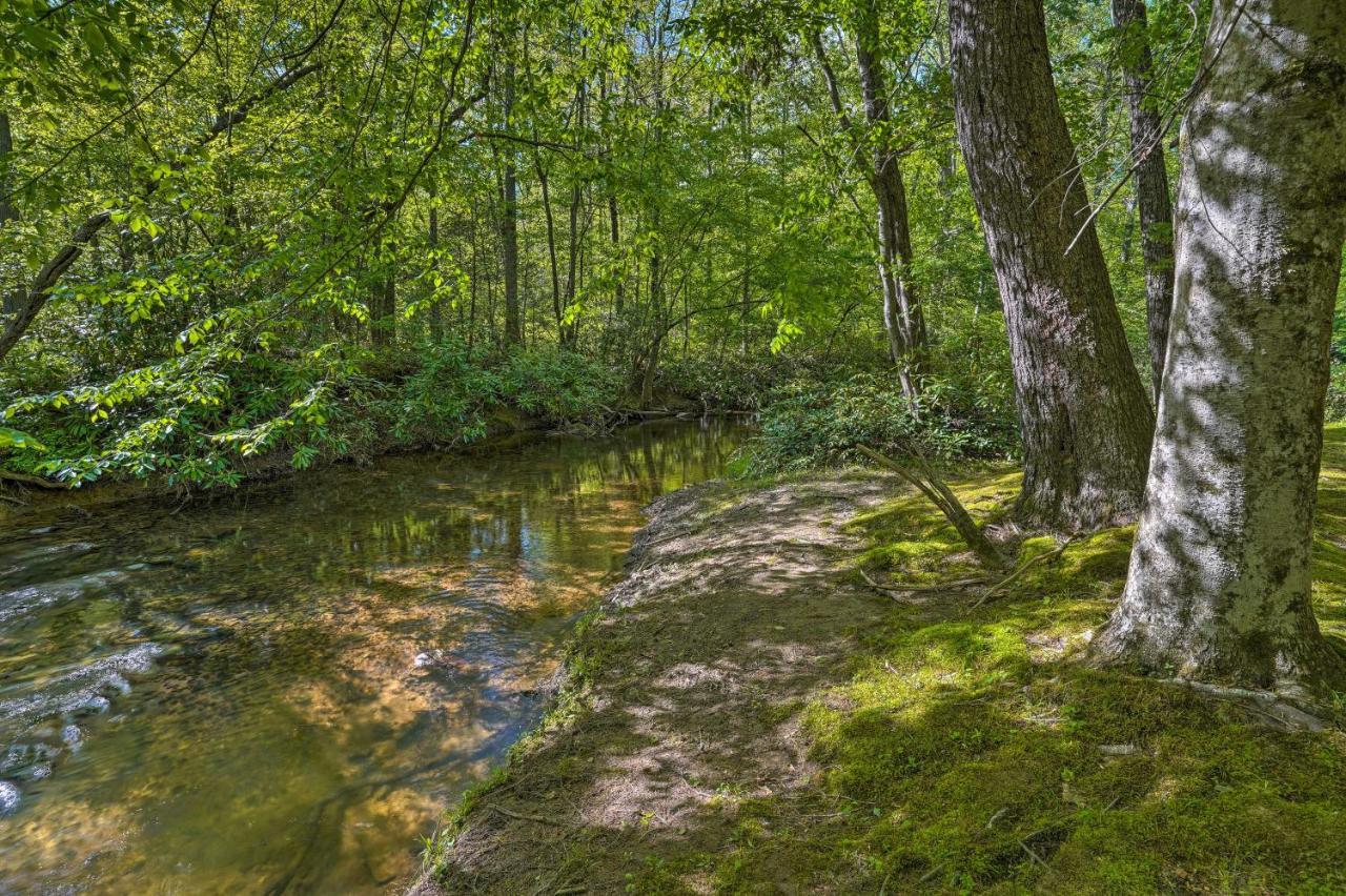 Cozy Tellico Plains Cabin With Large Mountain Creek! 외부 사진