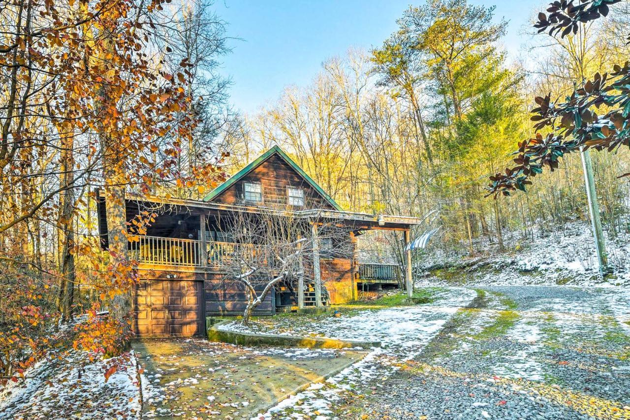 Cozy Tellico Plains Cabin With Large Mountain Creek! 외부 사진